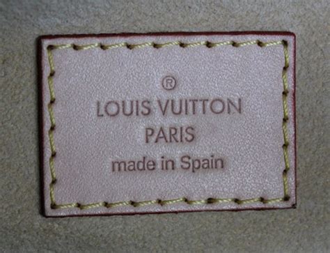 is louis vuitton made in spain